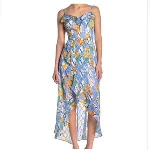 Kensie Floral Sleeveless High/Low Dress sz 6